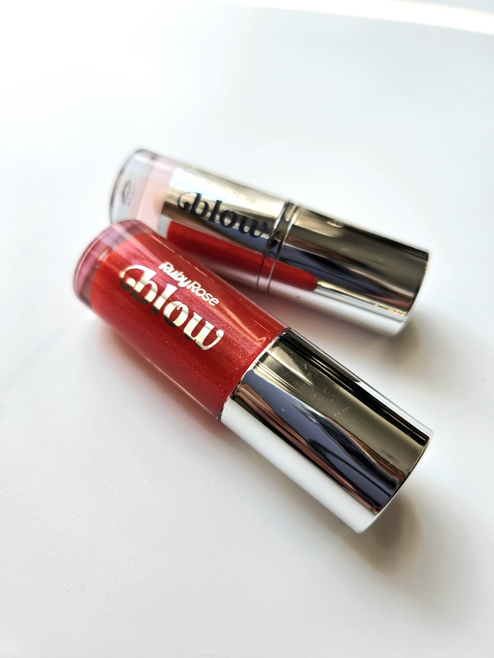 Ruby Rose Blow Lip Set: Glow Theory Lip Oil (L010) & Shine Like Gloss (SB40) NEW - Picture 7 of 9
